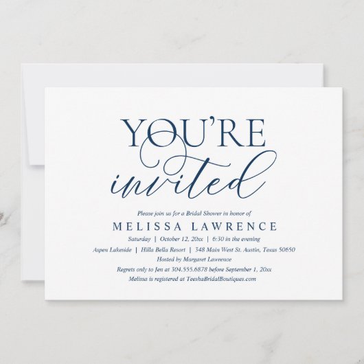 U bent uitgenodigd, Modern Partij van het Vrijgeze Kaart (Voorkant)