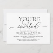 U bent uitgenodigd, Modern Partij van het Vrijgeze Kaart (Voorkant)