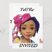 U bent uitgenodigd Uitnodiging  (Voorkant / Achterkant)