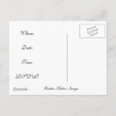 U bent uitgenodigd. . . uitnodiging briefkaart (Achterkant)