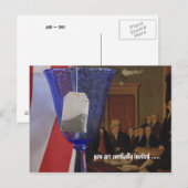 U bent uitgenodigd.... uitnodiging briefkaart (Voorkant / Achterkant)