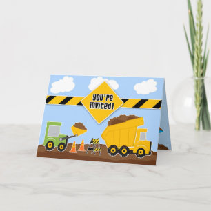 U bent uitgenodigd voor de bouw van een dumptruck