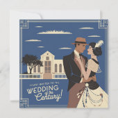 U bent uitgenodigd voor de bruiloft van de eeuw kaart (Voorkant)