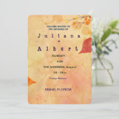 U BENT UITGENODIGD VOOR DE BRUILOFT VAN KAART (Staand voorkant)