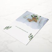 U bent uitgenodigd voor deze bijzondere dag. folie uitnodiging (Gedraaid)