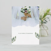 U bent uitgenodigd voor deze bijzondere dag. folie uitnodiging (Staand Voorkant)