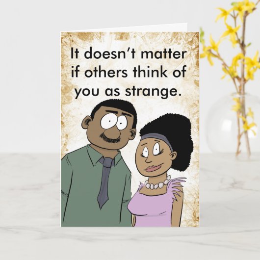 U bent uniek kaart (Gele Bloem)