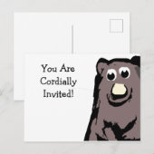 U bent van harte uitgenodigd briefkaart (Voorkant / Achterkant)