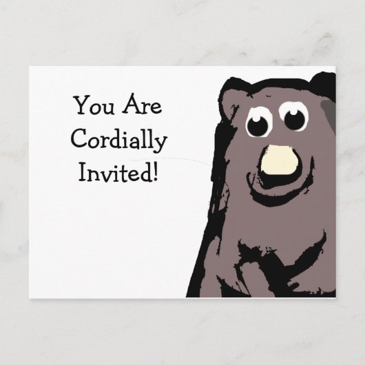 U bent van harte uitgenodigd briefkaart (Voorkant)