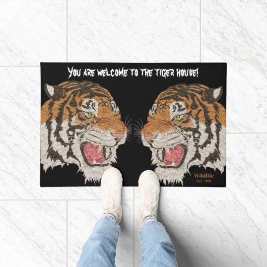 U bent van harte welkom in het beroemde tijgerhuis deurmat (Binnen)