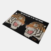 U bent van harte welkom in het beroemde tijgerhuis deurmat (Schuin)