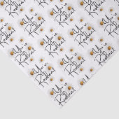 U bent veerkrachtig Daisy Tissue Paper Tissuepapier (Detail)