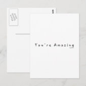 U bent Verbazend Briefkaart (Voorkant / Achterkant)