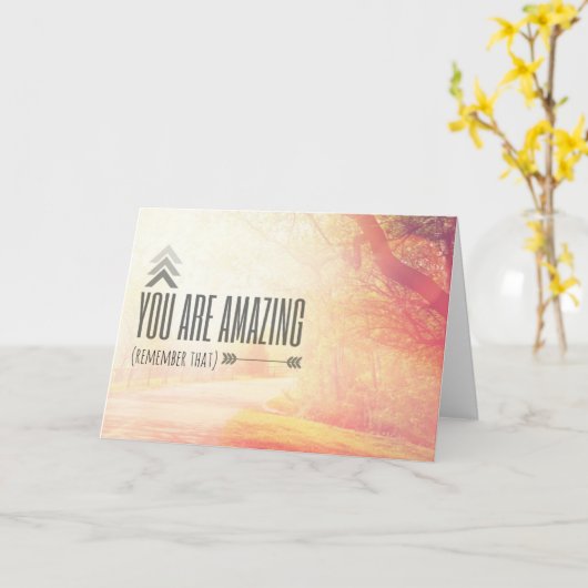 U bent Verbazend Kaart (Gele Bloem)