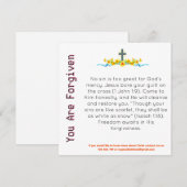 U bent vergeven getuige Kaart (Voorkant / Achterkant)