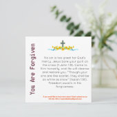 U bent vergeven getuige Kaart (Staand voorkant)