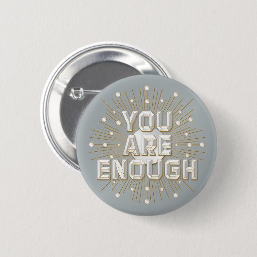 U bent voldoende Button (Voorkant /achterkant)