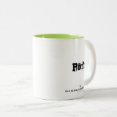 U bent voldoende koffie-Mok Tweekleurige Koffiemok (Voorkant rechts)