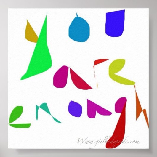 U bent voldoende Poster (Voorkant)