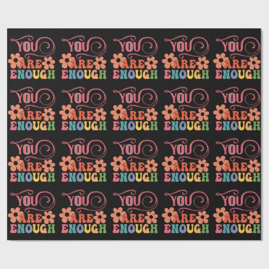 U bent voldoende Valentijn Cadeaupapier (Vlak)