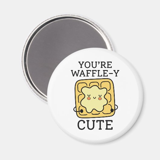 U bent Waffle-Y Cute Magneet (Voorkant / Achterkant)