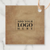 U bent wat u Draag - Logo kleding ophangen Label (Achterkant)