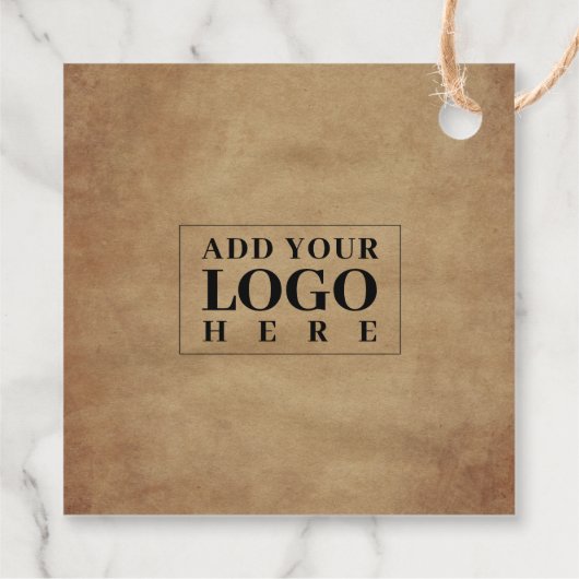 U bent wat u Draag - Logo kleding ophangen Label (Achterkant)