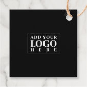 U bent wat u Draag - Logo kleding ophangen Label (Achterkant)