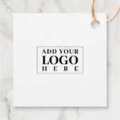 U bent wat u Draag - Logo kleding ophangen Label (Achterkant)