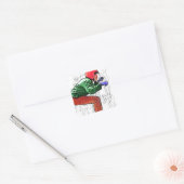 U bent wat u hebt gerold - de status van de motorr vierkante sticker (Envelop)