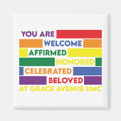 U bent welkomstnet magneet (Voorkant)