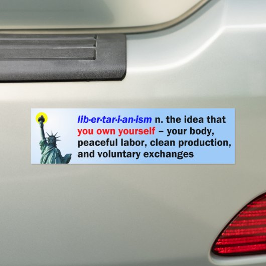 U bent zelf bumpersticker (Op auto)