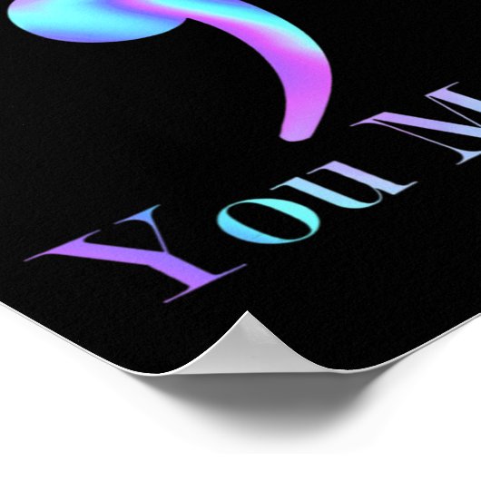 U bent zich bewust van de noodzaak van semicolon C Poster (Hoek)