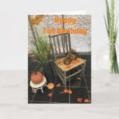 U BENT ZO COOL EN UW HERFST BIRTHDAY ZAL TE~ ZIJN KAART (Voorkant)