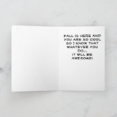 U BENT ZO COOL EN UW HERFST BIRTHDAY ZAL TE~ ZIJN KAART (Binnen)