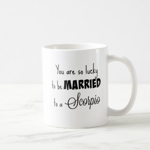 U bent zo gelukkig om aan een Schorpioen worden Koffiemok