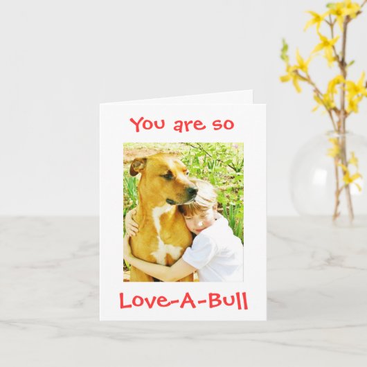 U bent zo liefde-a-Stier de Kaart Notecard van de (Gele Bloem)