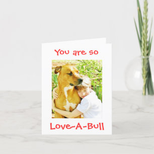 U bent zo liefde-a-Stier de Kaart Notecard van de