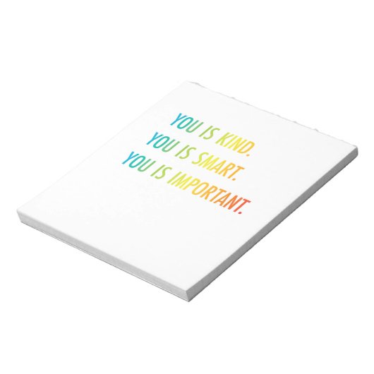 U bent zo slim dat u belangrijk bent notitieblok (Linkerzijde)