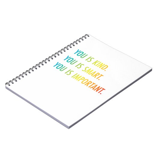 U bent zo slim dat u belangrijk bent notitieboek (Linkerzijde)