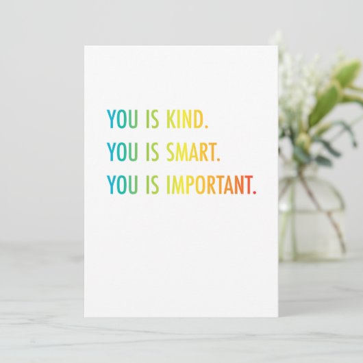 U bent zo slim dat u belangrijk bent save the date (Staand voorkant)