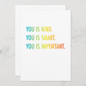 U bent zo slim dat u belangrijk bent save the date (Voorkant / Achterkant)