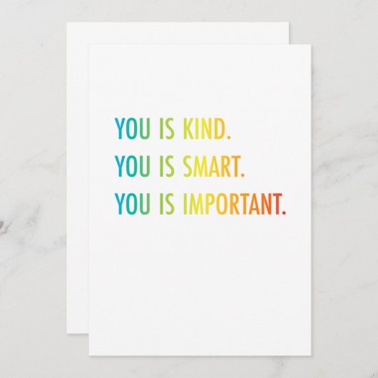 U bent zo slim dat u belangrijk bent save the date (Voorkant / Achterkant)