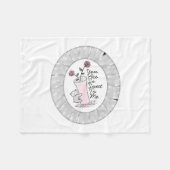 U bent zo zoet aan me Baby draagt de Deken van de (Voorkant (Horizontaal))