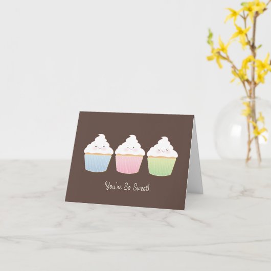 U bent zo Zoet Kaart (Gele Bloem)