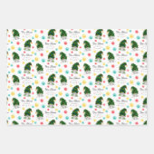 U bent zo'n fel glanzend papier aan het vormen inpakpapier vel (Voorkant 2)