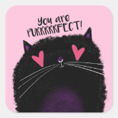 U bent ZUIVER Vierkante Sticker (Voorkant)