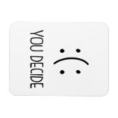 U beslist glimlach/kikkermagneet magneet (Horizontaal)