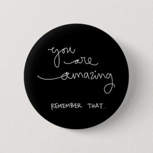 U BETEKENT DAT MOTIVATIE ENCOURA RONDE BUTTON 5,7 CM