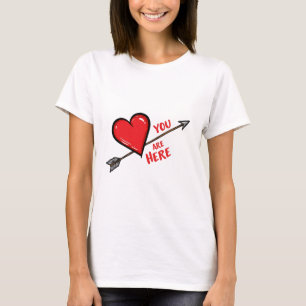 U bevindt zich hier: De pijl van de liefde T-shirt